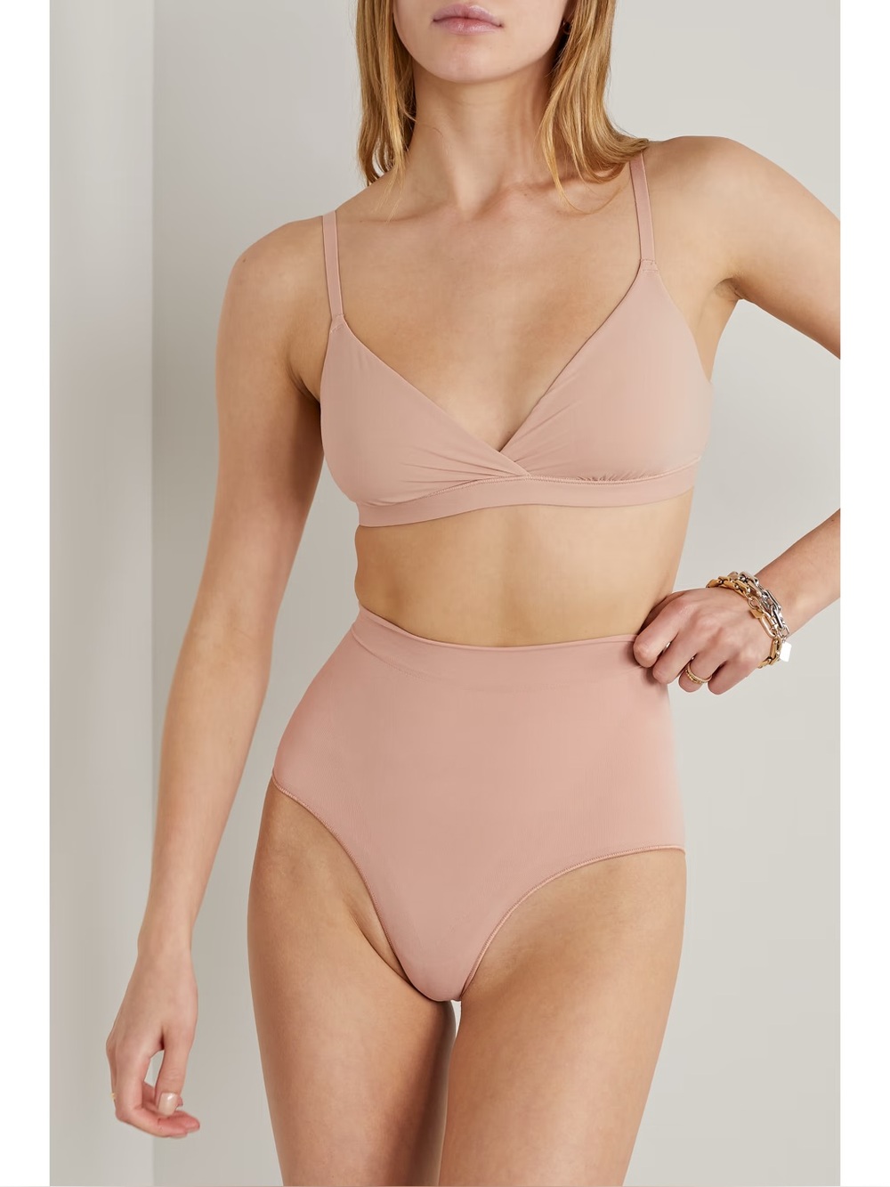 SKIMS FITS EVERYBODY Crossover Bralette Mica S